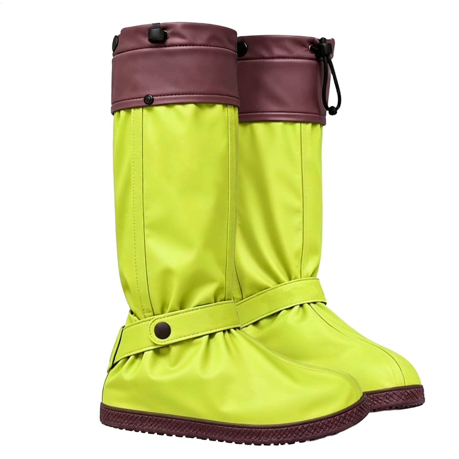 Cycling Commute Shoes - Couvre-chaussures imperméables à fermeture éclair, réutilisables,