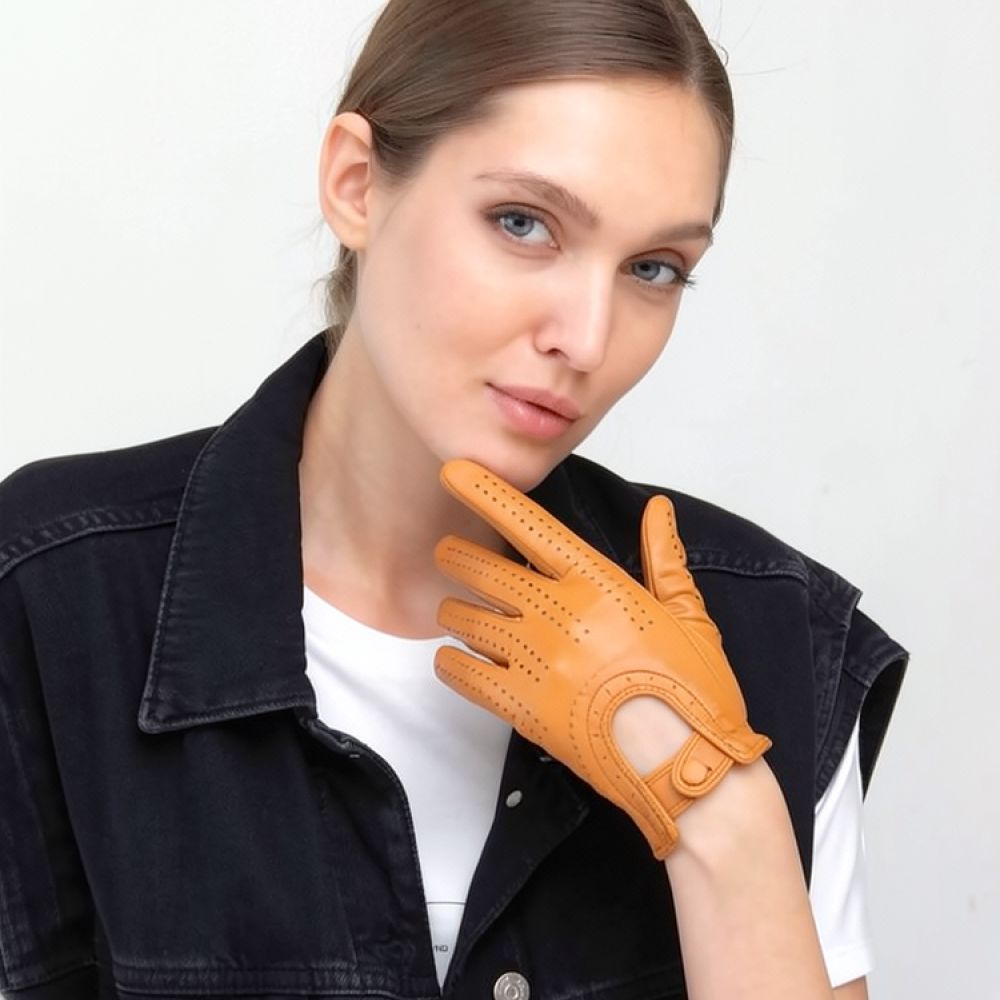 Cycling Commute Essentials - Gants en cuir élégants pour femmes,