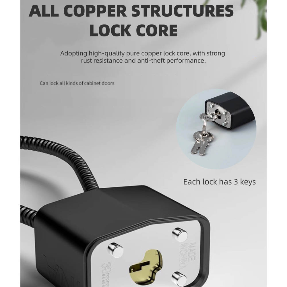 Cadenas antivol avec câble en  - Cable Lock Flexible avis et prix