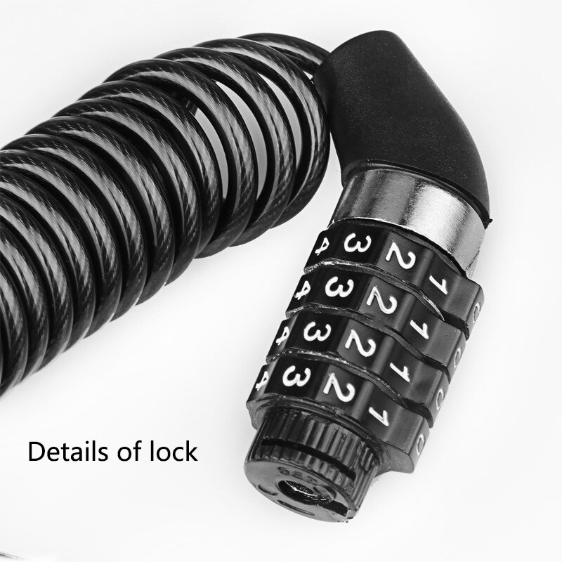 Cadenas portable à combinaison - Cable Lock Flexible avis et prix